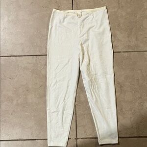 Girls  Cream shiny Pants